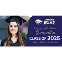 Featured Photo & Name - Small Banner - 48" x 24"