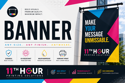 Banner - Custom Size - Single Sided