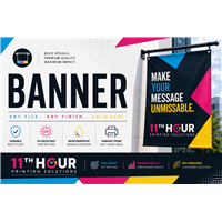 Banner - Custom Size - Single Sided