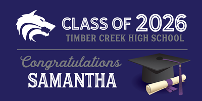 Featured Name - Small Banner - 48" x 24"